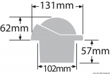 RITCHIE Kompasse Helmsman 3 3/4 94 mm m. Kompensiereinrichtung u. Beleuchtung  schwarz