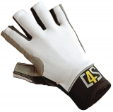 Racing Segelhandschuhe - 5 Finger geschnitten, wei Gre XL