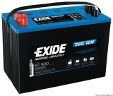 EXIDE Dual-AGM Multi-Purpose Batterie 100Ah Modell EP900