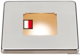 Bos, extraflache LED-Einbauleuchte ohne Schalter  wei + rotes Nachtlicht