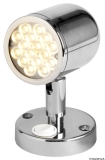 Schwenkbare Leuchte LED mit Schalter VA-Stahl, poliert