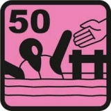 Baltic Schwimmhilfe Aqua, 50 N Farbe pink Gre 30 - 50kg