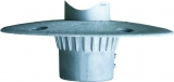 Aluminium Plug-In Einbau-Fuplatte 230mm fr Fischersitz