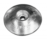 Ruderblatt und Trimm Anode schwere Ausfhrung Durchmesser 70mm Aluminium