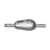 Anoden fr Bolzenmontage tear drop bolt on 200mm 1,8kg Zink