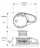 Ankerwinde Lewmar VX2 GO fr Kette DIN766   10mm