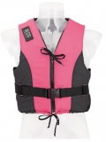 Besto Dinghy Zipper 50N Mehrzweck-Schwimmhilfe  Farbe rosa/schwarz Gre L