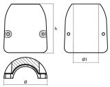 Anoden Shaft Heavy duty Magnesium Welle 28,60mm