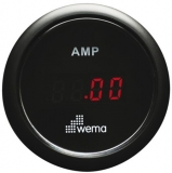 Amperemeter Kit WEMA Serie Black White schwarz