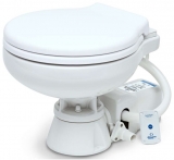 albin Marine Toilette Standard Elektro EVO Compact  Low flach 12 V  Hhe 30cm