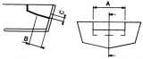 UC128-OBF/1 Zylinder Frontmontage fr Auenbordersysteme