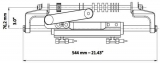 UC128-OBF/1 Zylinder Frontmontage fr Auenbordersysteme