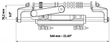 UC128-OBF/2 Zylinder Frontmontage fr Auenbordersysteme