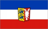 Flagge Schleswig Holstein 400 x 600mm mit Wappen