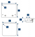 Luke Modell 60 von LEWMAR FLUSH HATCH 3G