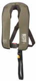 Besto 165N Rettungsweste manuell ohne Harness Lifebelt grn Fisherman