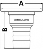 Clever Einfllstutzen Formdeckel  38 mm Water