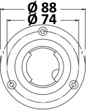 Clever Einfllstutzen Formdeckel  38 mm Water