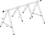 NOA Planen A-Gestell, Lnge 7 Meter