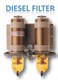Dieselfilter Turbine -Filter mit Manometer, doppelt, umschaltbar 454L/h