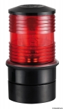 Rundumlicht 360 Grad Utility, rote Lampe mit schwarzer Fassung