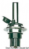 LED-Topplicht 360 Classic, abziehbares Einbaumodell mit Flaggensen, wei