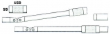 Relingsverriegelung zum ffnen und verschlieen, Federverschluss, fr Rohr 30x1,5mm