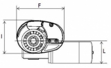 Ankerwinde Projekt X1 - 8 mm Ketten- Nuss mit Spillkopf - 500 W