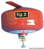 Automatische Pulverfeuerlscher KAT. A B C 2Kg