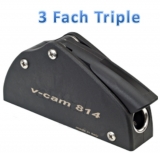 Fallenstopper 3fach BBN3 / Typ Triple / Leine:  8 bis 10mm / Max Last: 600 - 850 kg / Montage: 6 x  6 mm